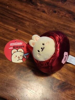 💥NEW AniRollz Kisses Red Bunny Plush